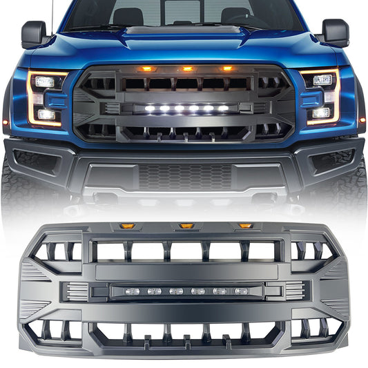 Matte black abs plastic grille from AMERICAN MODIFIED part number AMFMAA00115