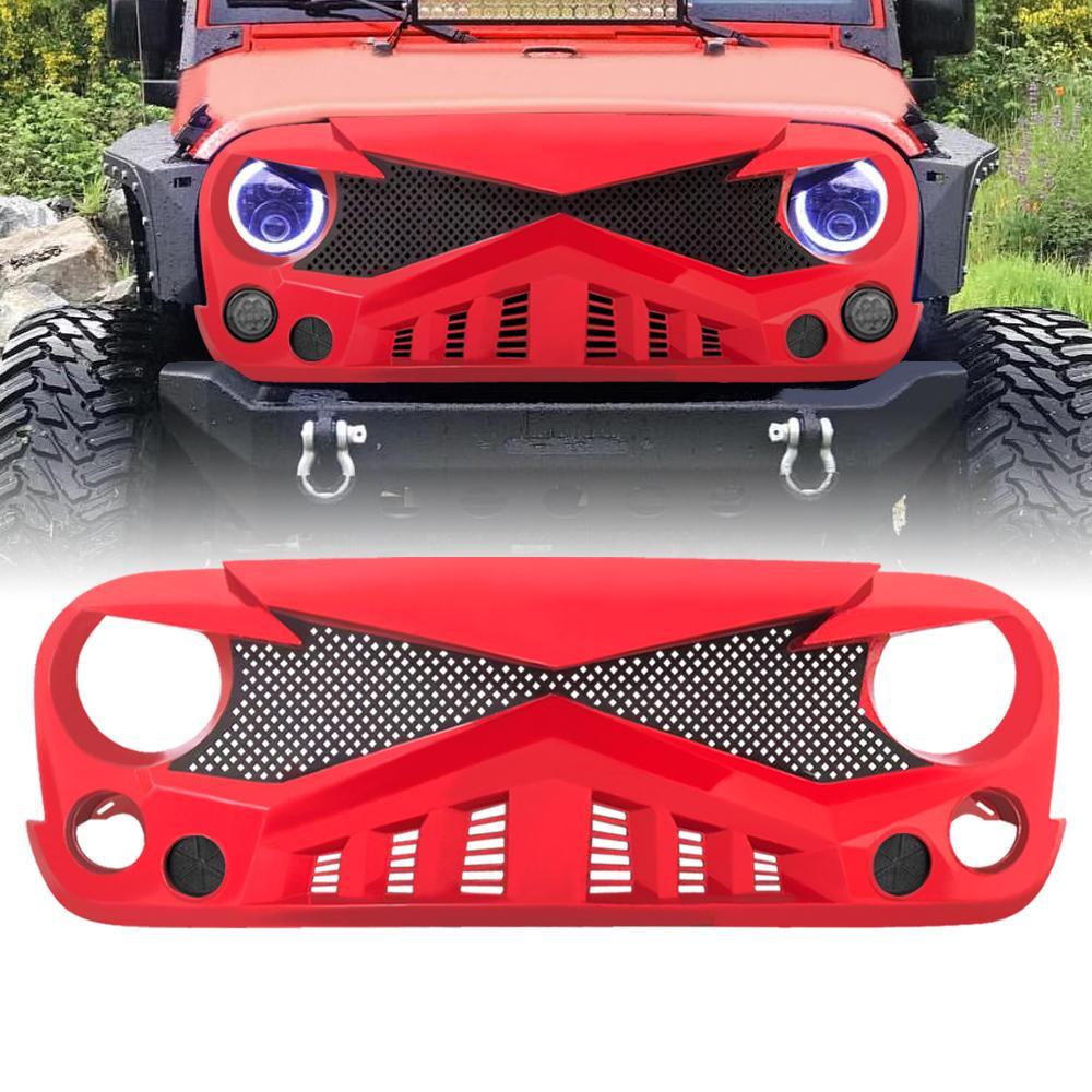 Red abs plastic grille from AMERICAN MODIFIED part number AMJPAA00118
