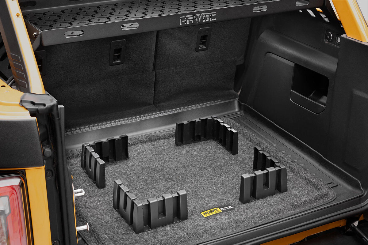 Grey thermoplastic cargo floor liner from Husky Liners part number 40002