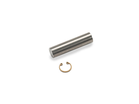 Silver machined titanium straight pin from Factor 55 part number 00113