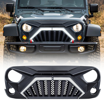 Matte black abs plastic grille from AMERICAN MODIFIED part number AMJPAA00144