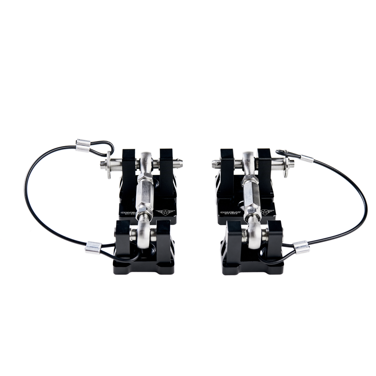 Billet aluminum hood latch with mounting hardware from Combat Off Road part number 99-1090