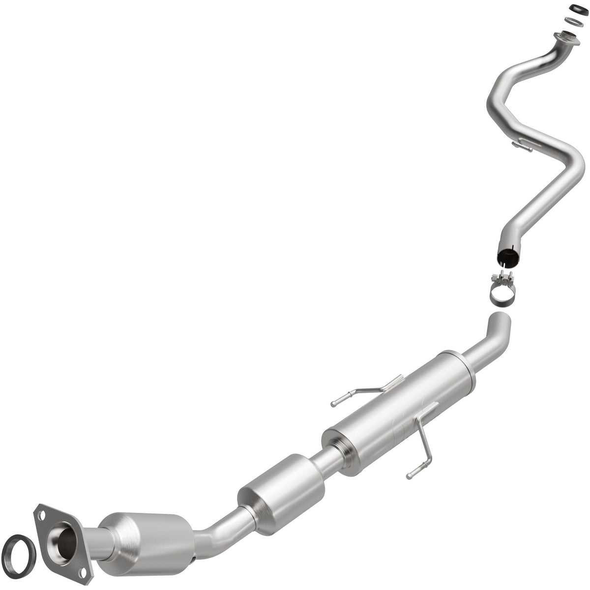 Stainless stainless steel catalytic converter from MagnaFlow Exhaust Products part number 551584