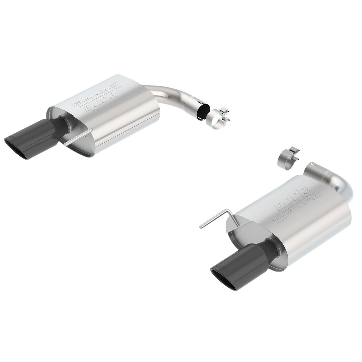 T-304 stainless steel exhaust system kit from Borla part number 11887BC