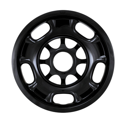 Black painted abs plastic wheel cover 17 diameter from Coast To Coast part number IMP84BLK
