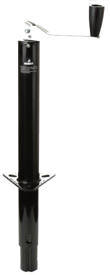 Black steel trailer jack from Husky Towing part number 88126