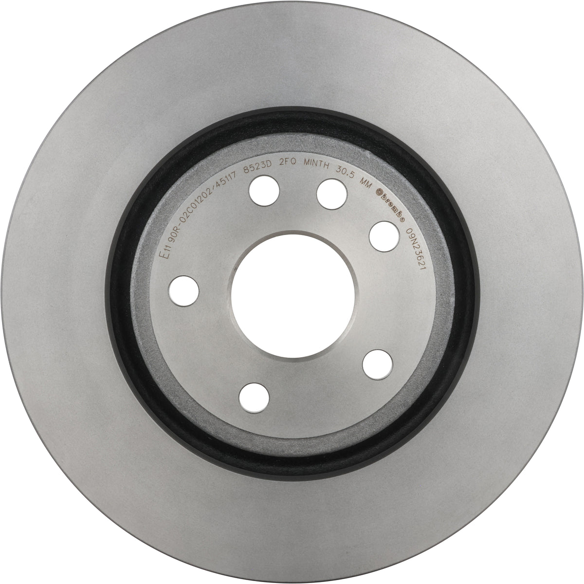 Gray cast iron disc brake rotor from Brembo part number 09.N236.21