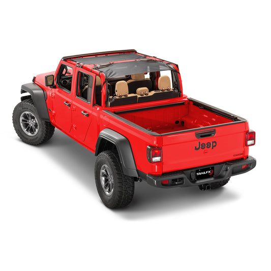 Soft Top with mounting hardware from TrailFX part number MBT007