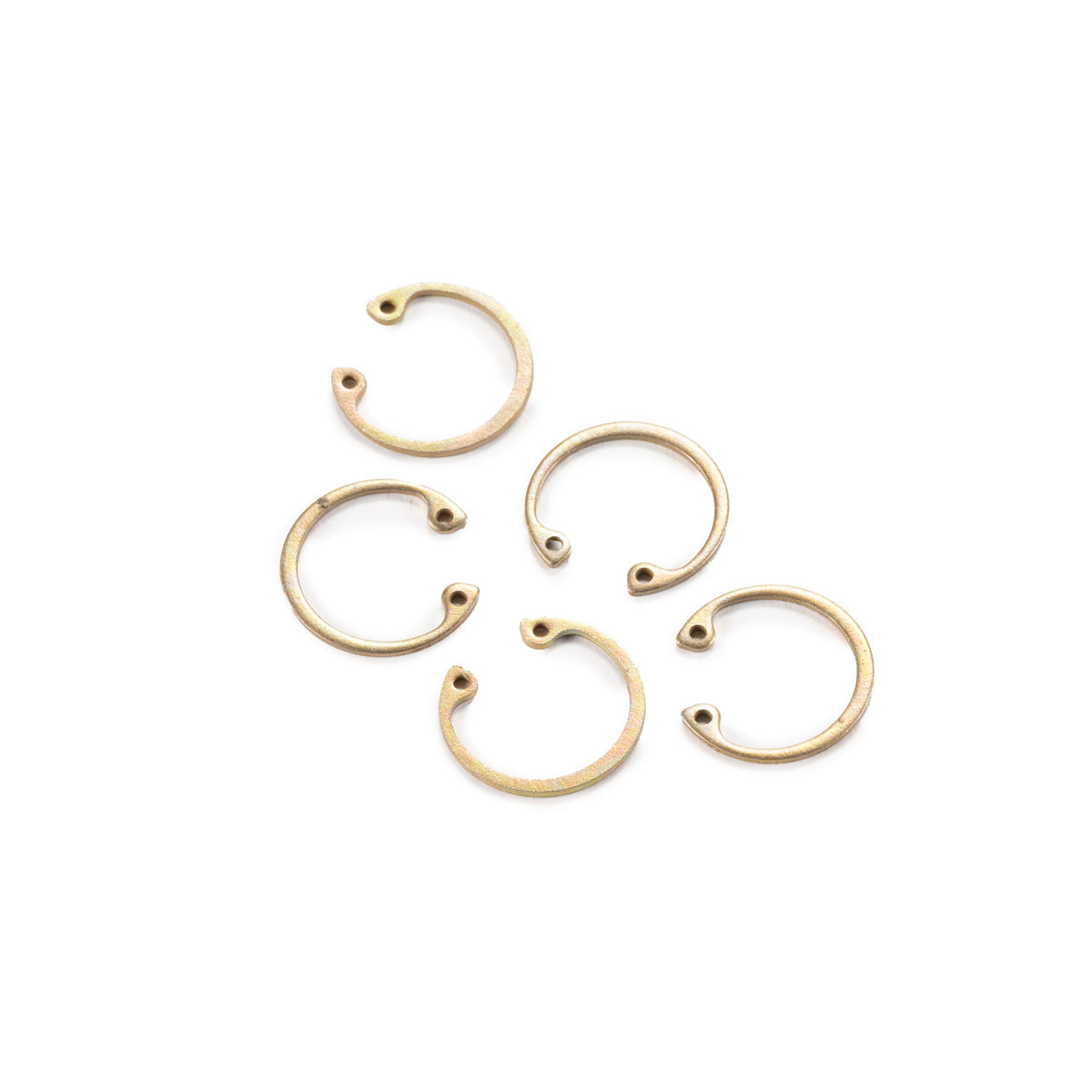 Silver zinc steel internal retaining ring from Factor 55 part number 10512