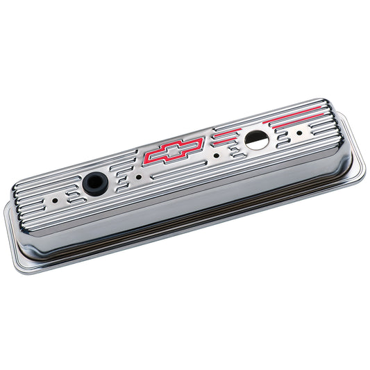 Chrome steel engine valve cover from Proform part number 141-107