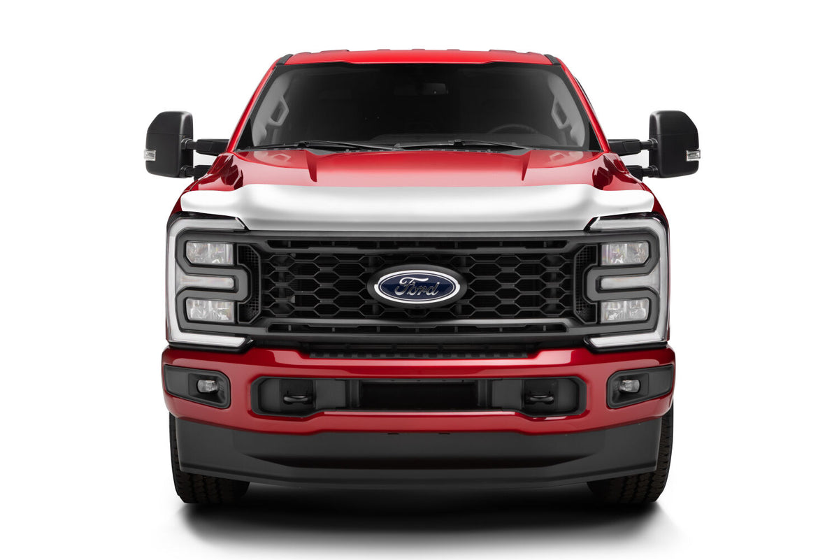 Chrome modified acrylic hood deflector from Husky Liners part number 2816120