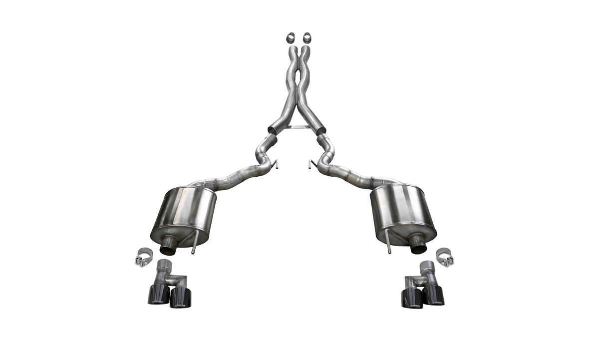 304 stainless steel exhaust system kit from Corsa Performance part number 21047BLK