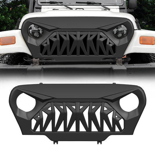 Matte black abs plastic grille from AMERICAN MODIFIED part number AMJPBA00103
