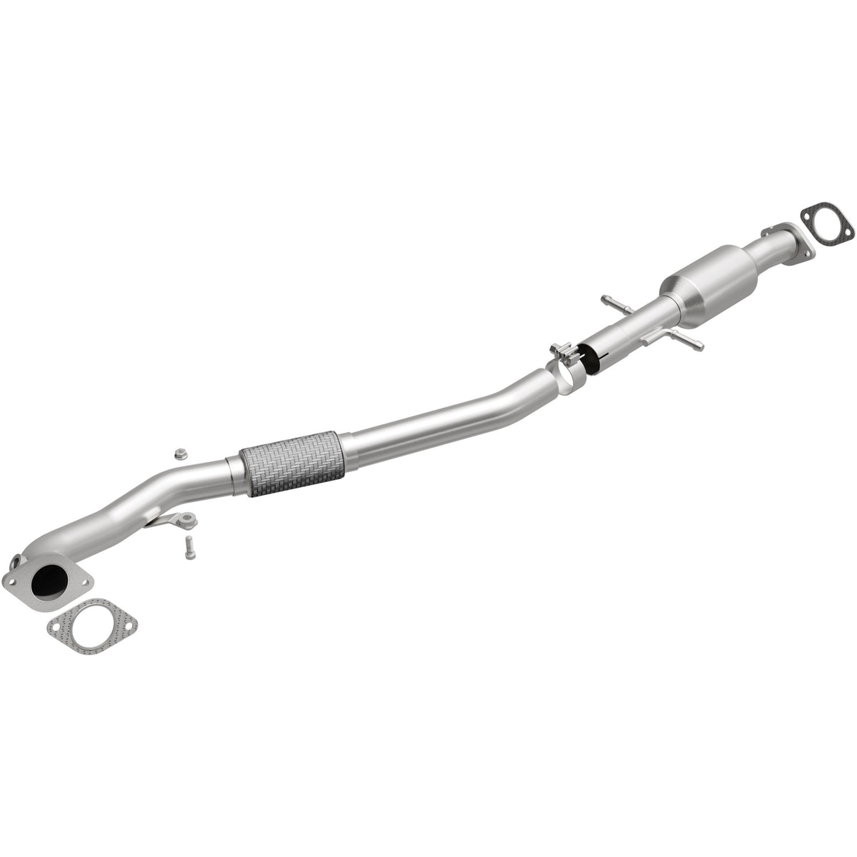Stainless stainless steel catalytic converter from MagnaFlow Exhaust Products part number 52901