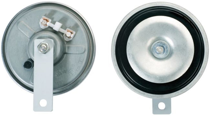 Black / gray horn with mounting hardware from Hella part number 002768382