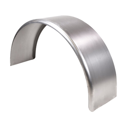 Silver oil coated steel fender with mounting hardware from Husky Towing part number F0006