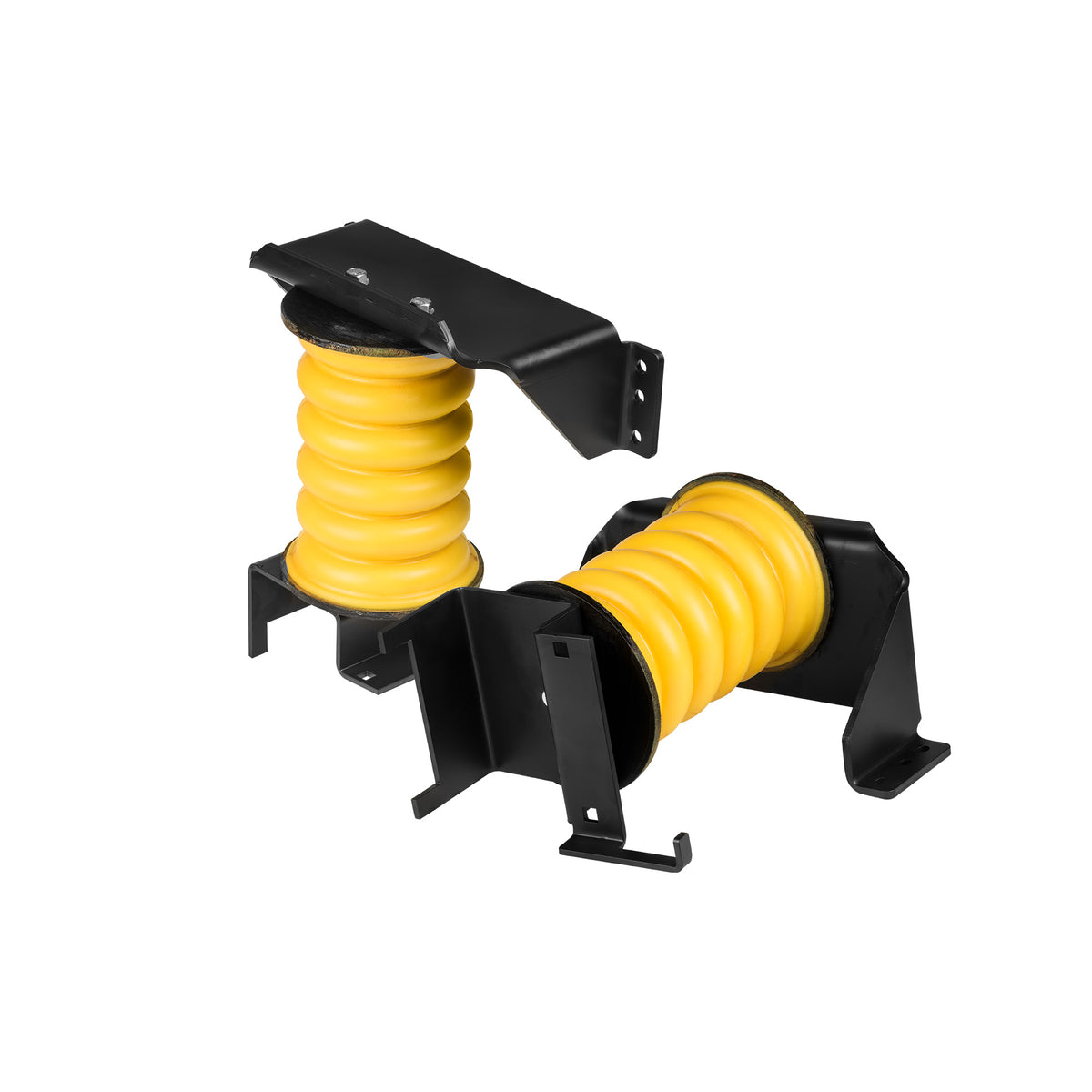 Yellow air suspension helper spring kit from SuperSprings part number SSR-180-54-1
