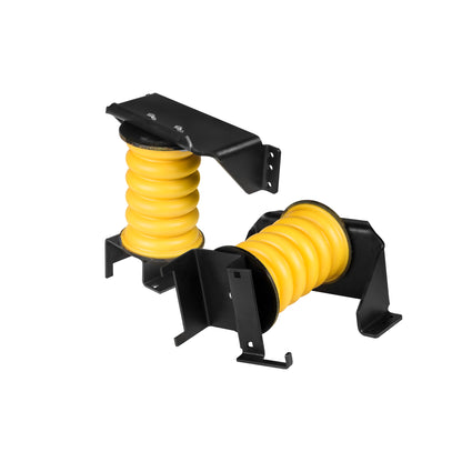 Yellow air suspension helper spring kit from SuperSprings part number SSR-180-54-1