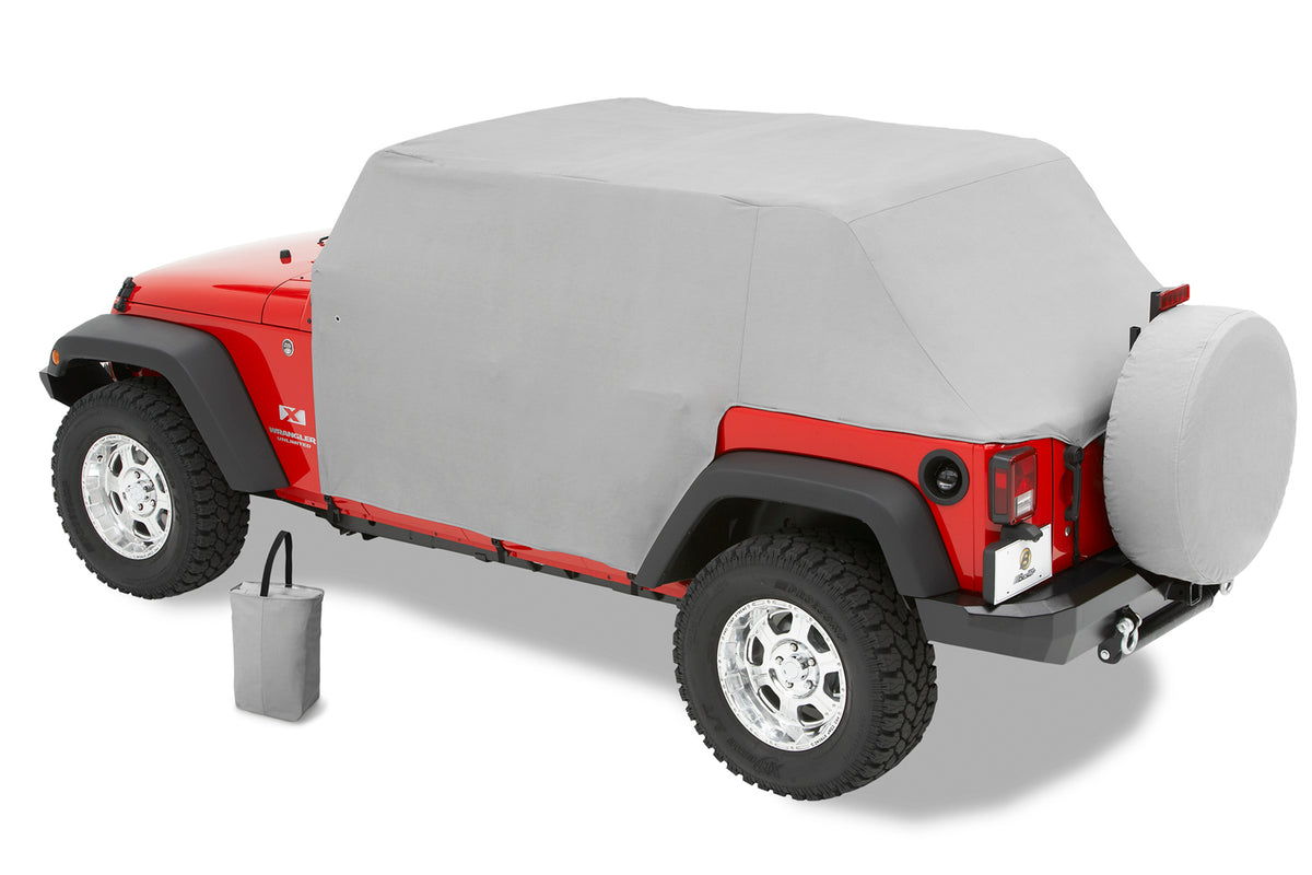 Charcoal/gray car cover from Bestop part number 81040-09