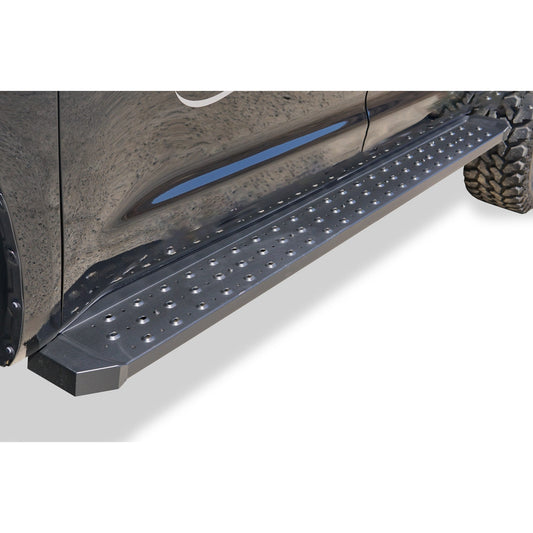Black running board set with step pads from Steelcraft part number 600-16020