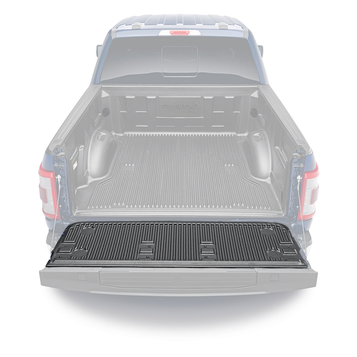 Black not applicable tailgate liner with mounting hardware from TrailFX part number RF17TG