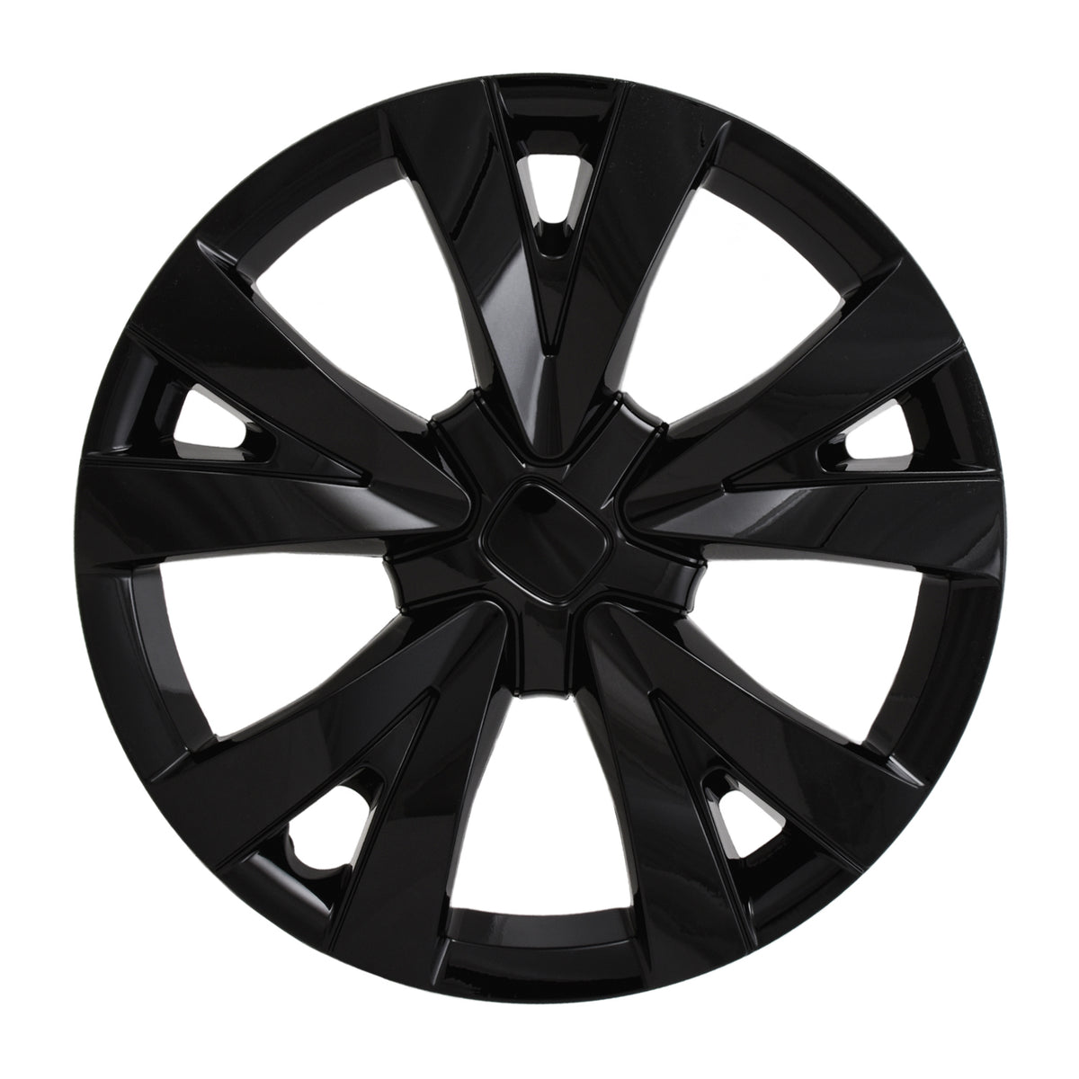 Black gloss painted abs plastic wheel cover 16 diameter from Coast To Coast part number IWC55916BLK