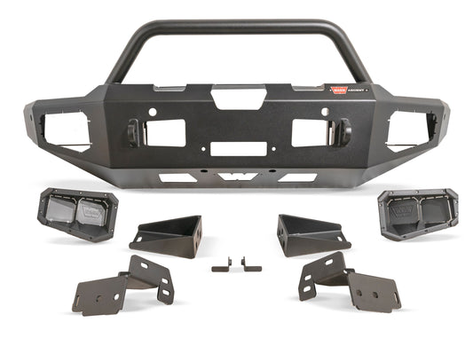 Black winch bumper from Warn part number 110955