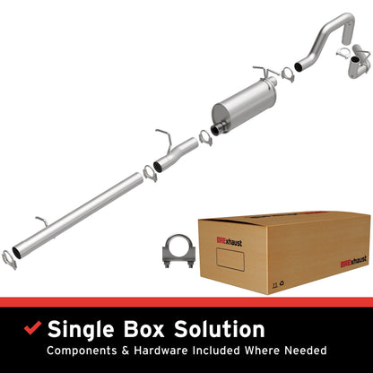 Satin exhaust system kit from BRExhaust part number 106-0280
