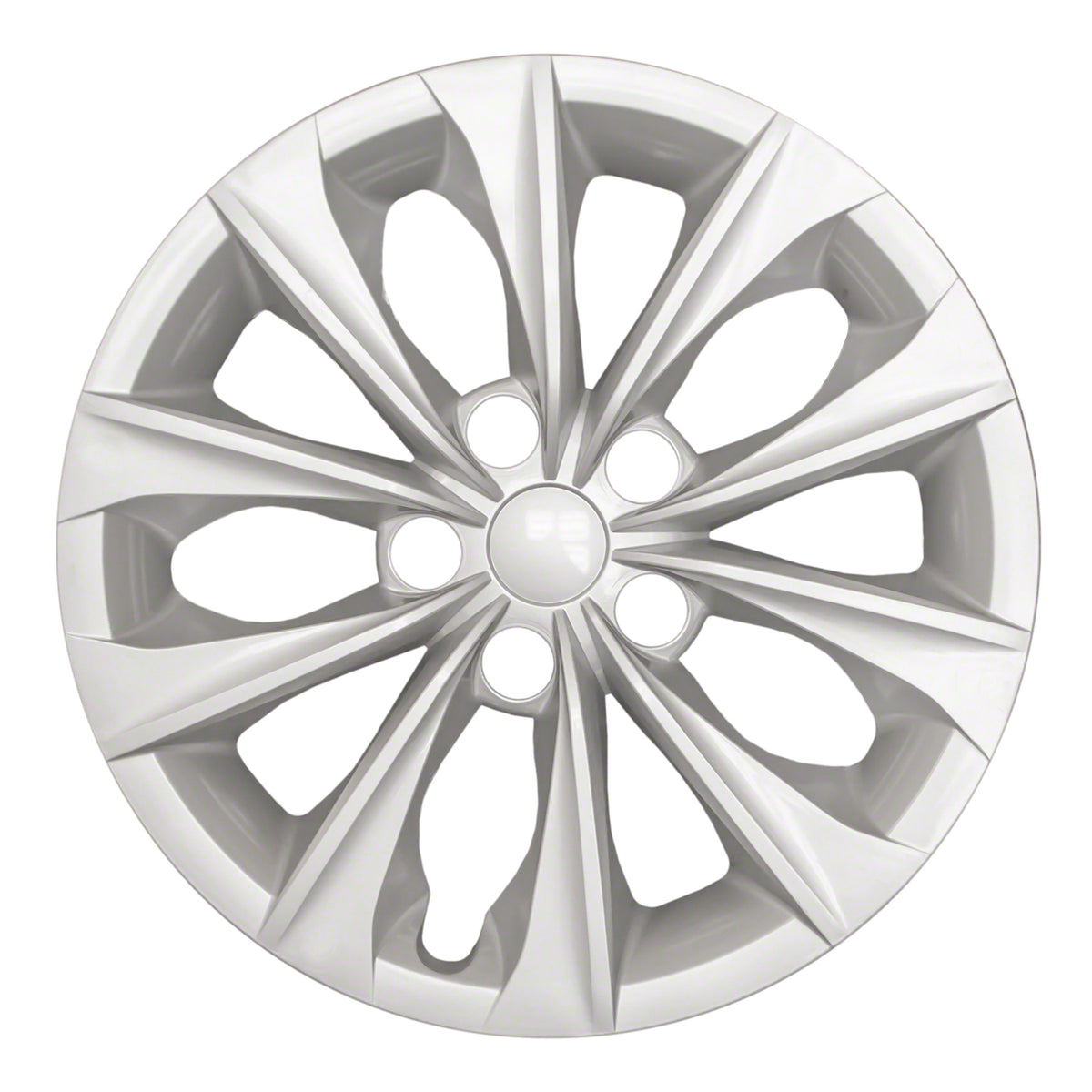 Silver gloss painted abs plastic wheel cover 16 diameter from Coast To Coast part number IWC51416S