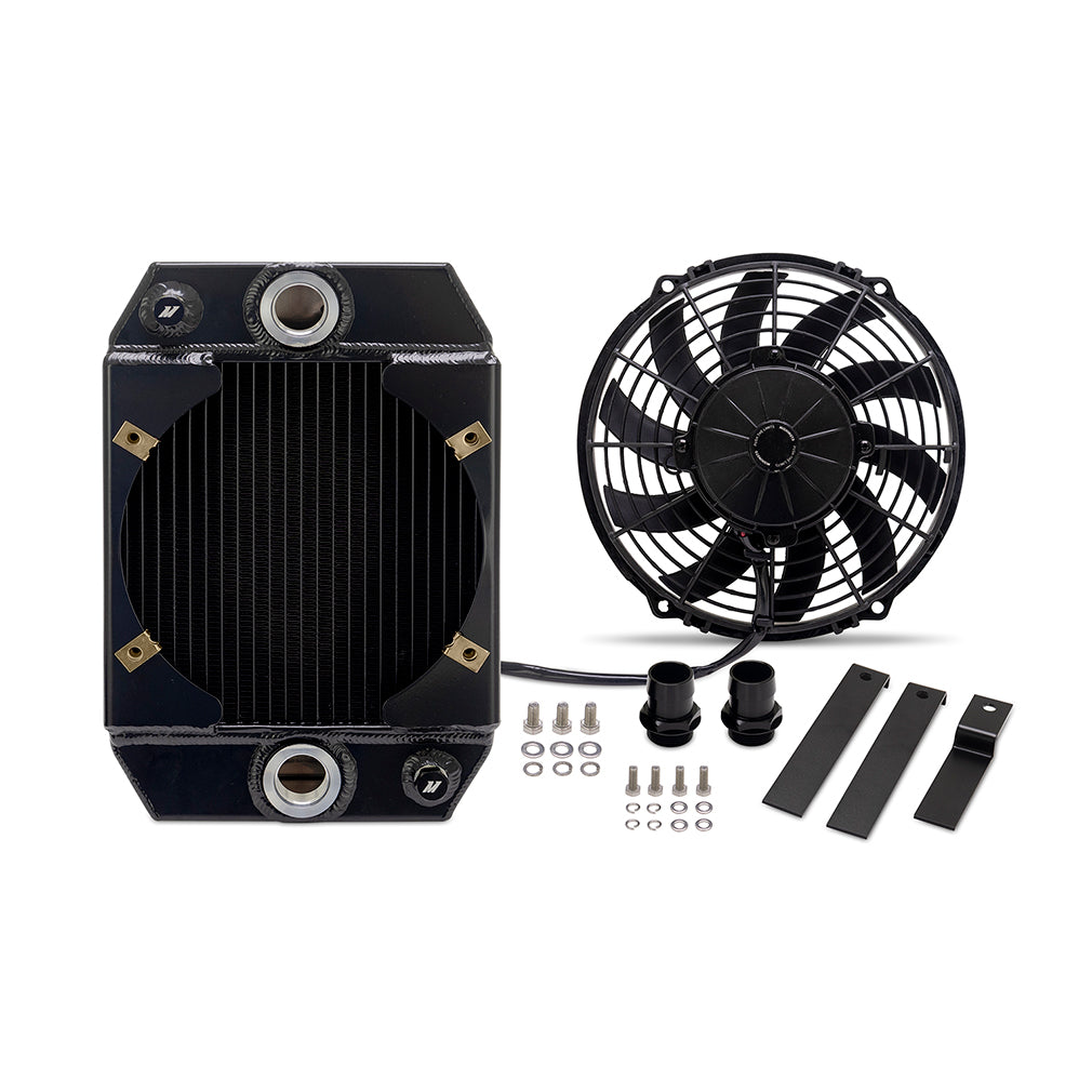 Radiator from Mishimoto part number MMRAD-UNI-DRGBK