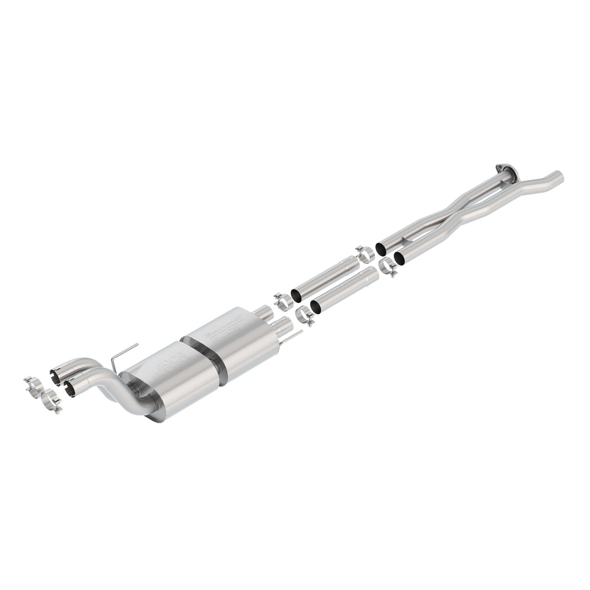 T-304 stainless steel exhaust muffler assembly from Borla part number 60637