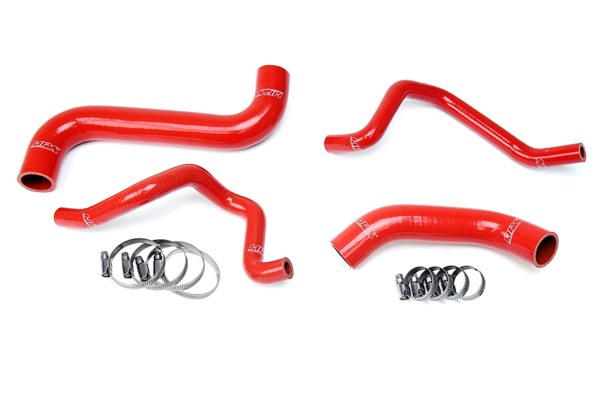 Radiator Coolant Hose Kit from HPS Performance part number 57-1734-RED