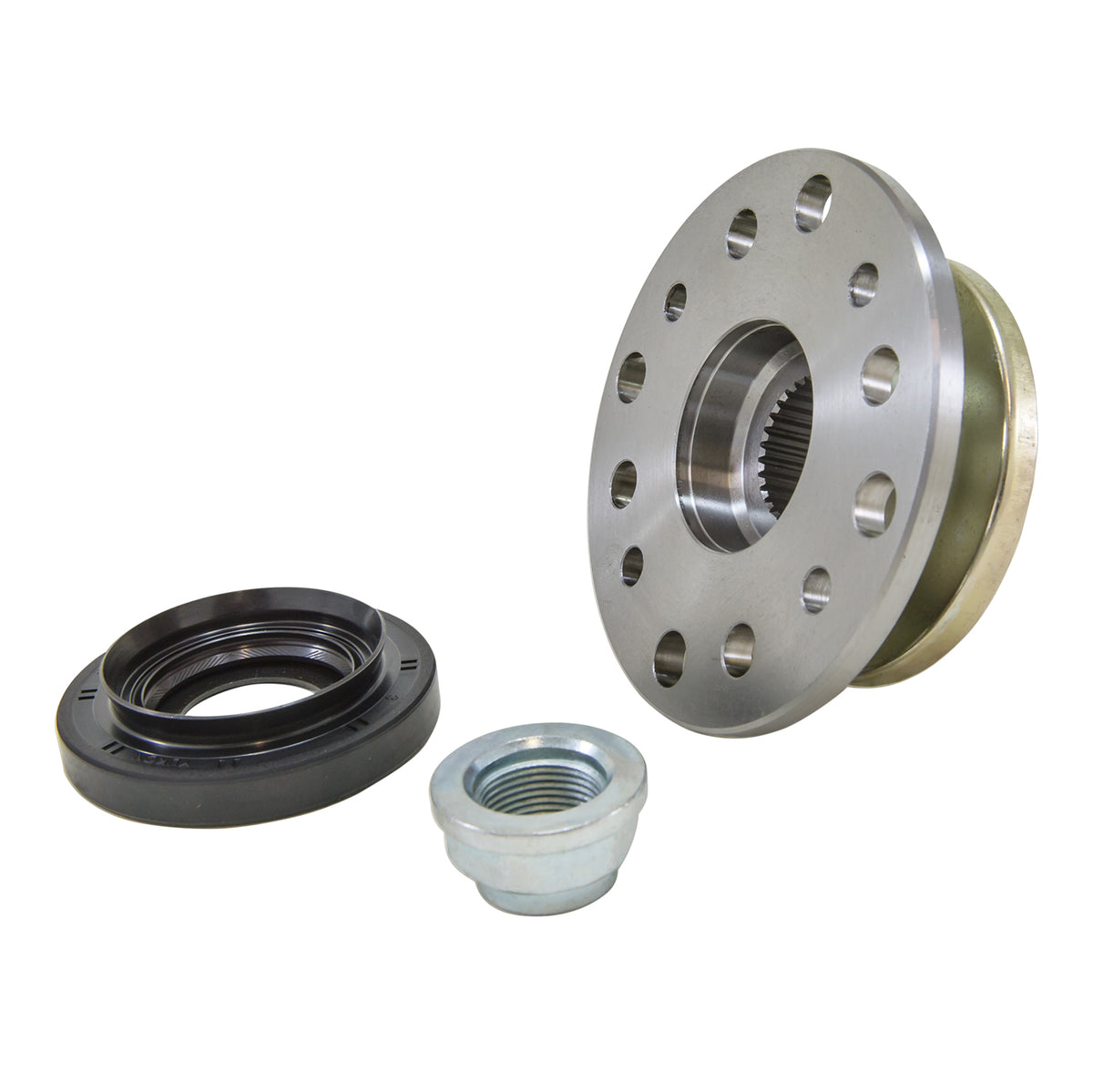 Steel differential end yoke from Yukon Gear and Axle part number YY T35040-29-KIT