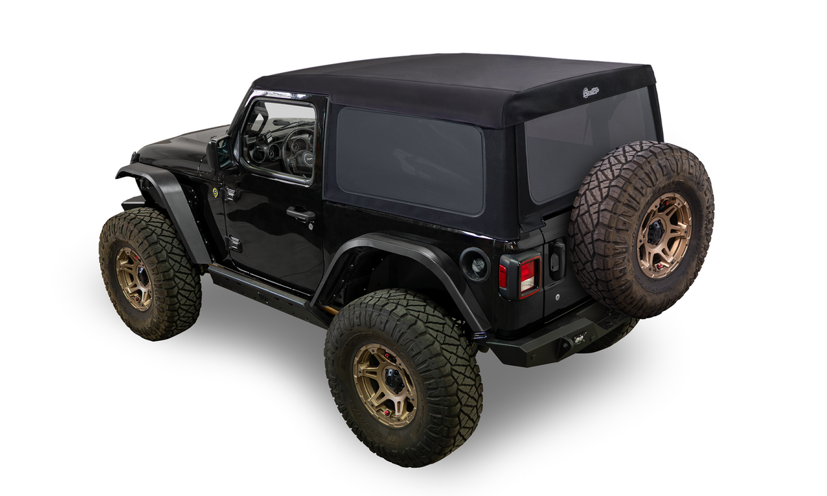 Premium black twill soft top from Bestop part number 54728-17