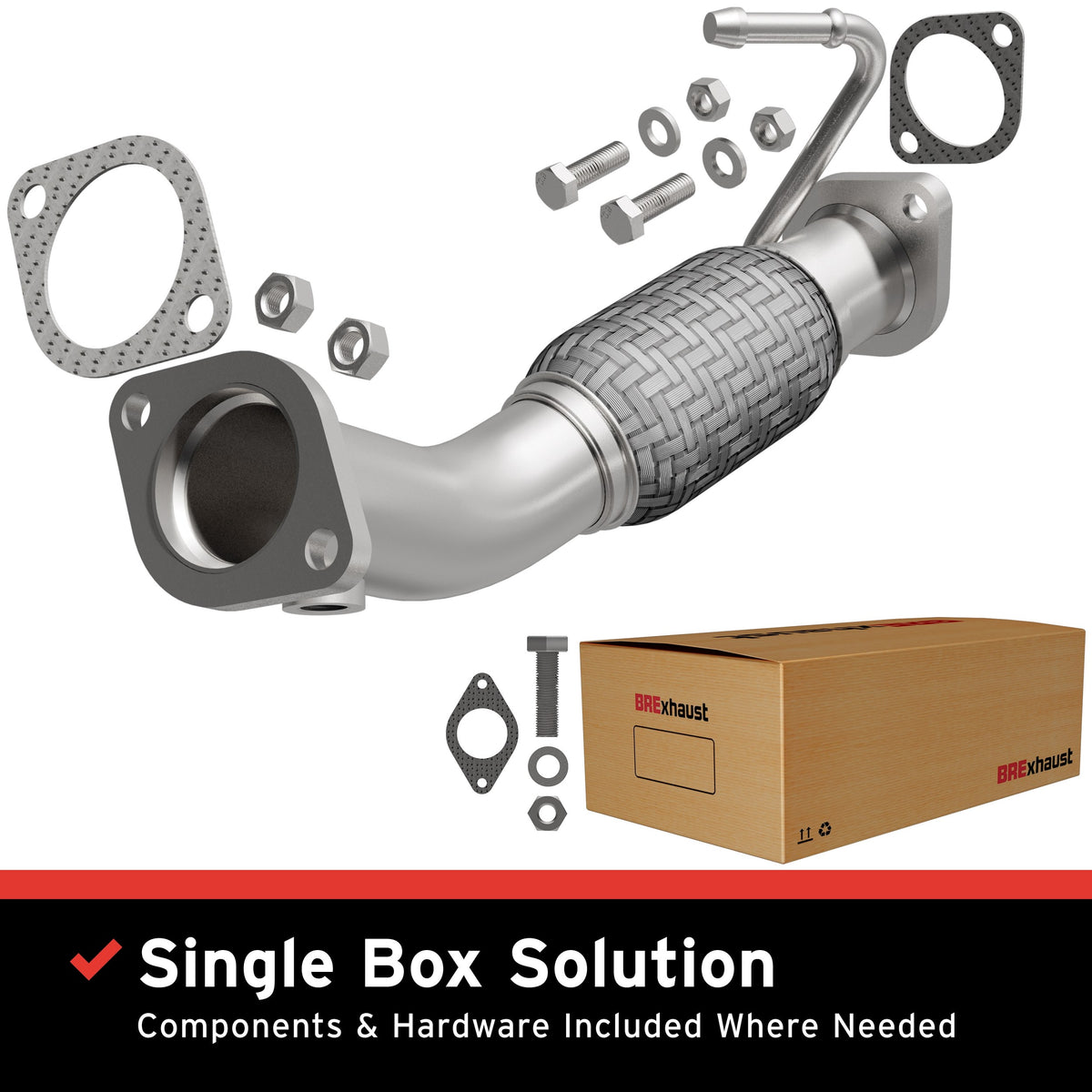 Exhaust Pipe Kit from BRExhaust part number 107-0389
