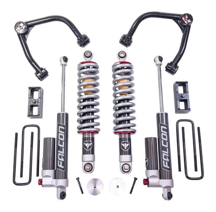 Black steel suspension lift kit from ReadyLift part number 62-39440