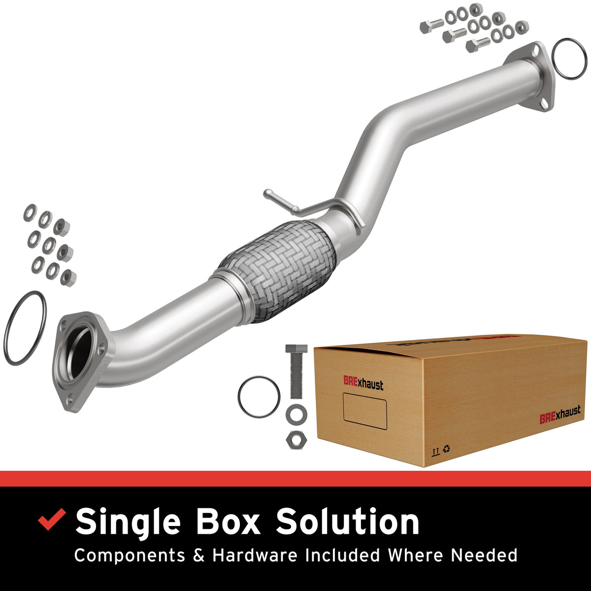Exhaust Pipe Kit from BRExhaust part number 107-0387