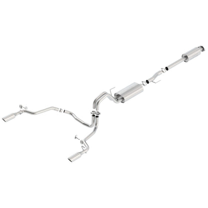 T-304 stainless steel exhaust system kit from Borla part number 140615