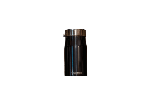 Black stainless steel exhaust tail pipe tip from Valvetronic Designs part number VTD.TIP.SW.30.35.BLK