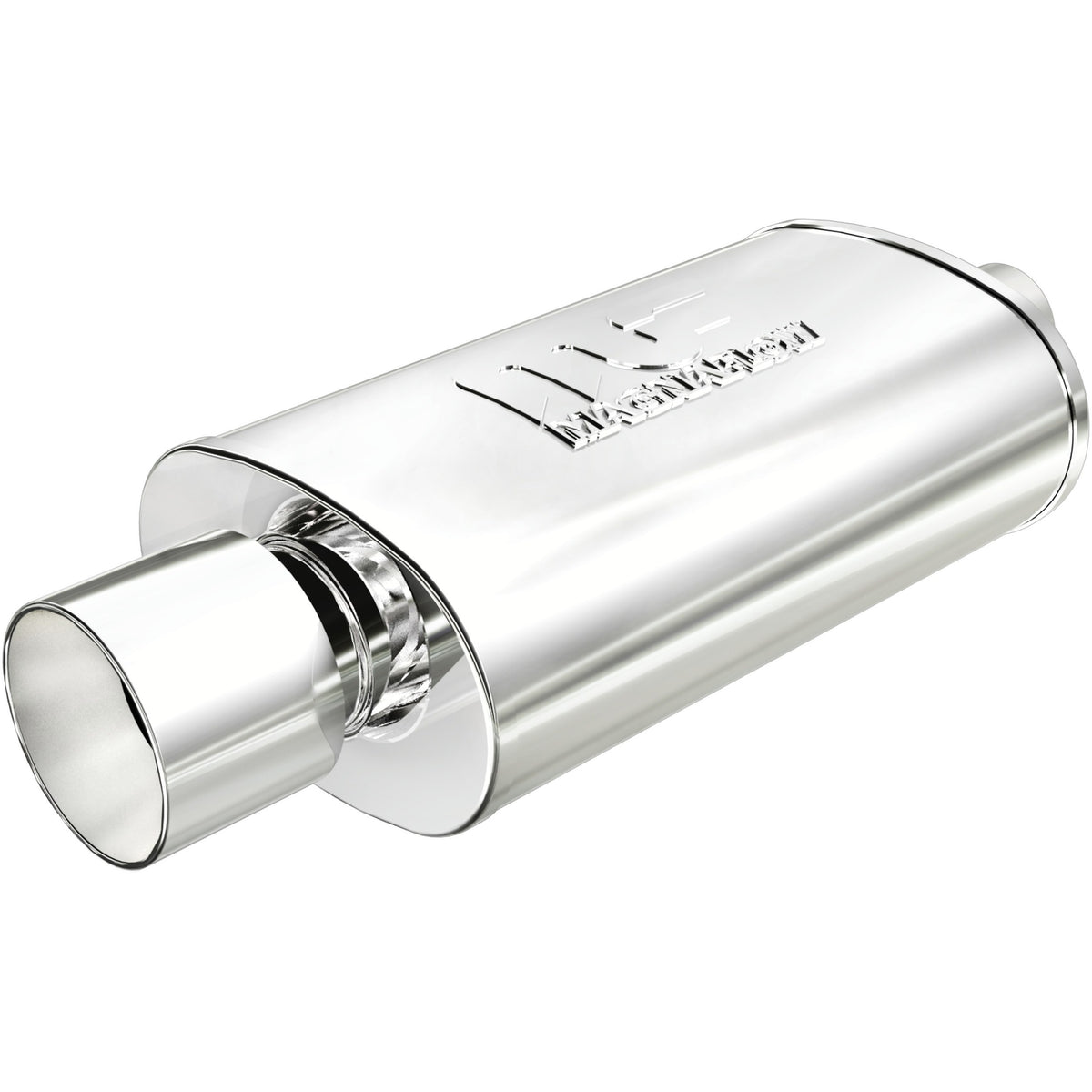 Brushed exhaust muffler from MagnaFlow Exhaust Products part number 14832