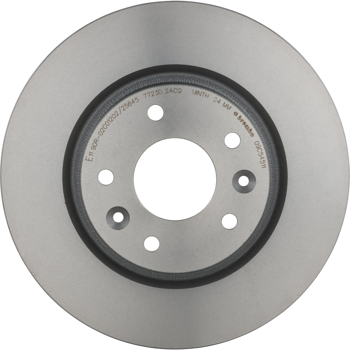 Gray cast iron disc brake rotor from Brembo part number 09.C545.11