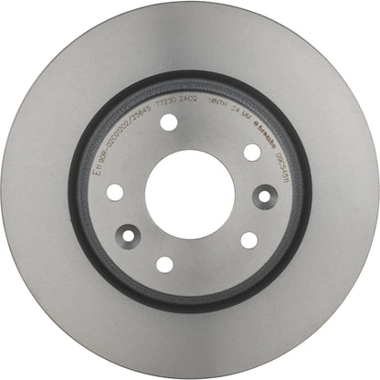 Gray cast iron disc brake rotor from Brembo part number 09.C545.11
