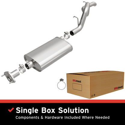 Satin exhaust system kit from BRExhaust part number 116-0002