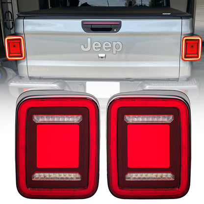 Red red lens tail light set from AMERICAN MODIFIED part number AMJPEC00203