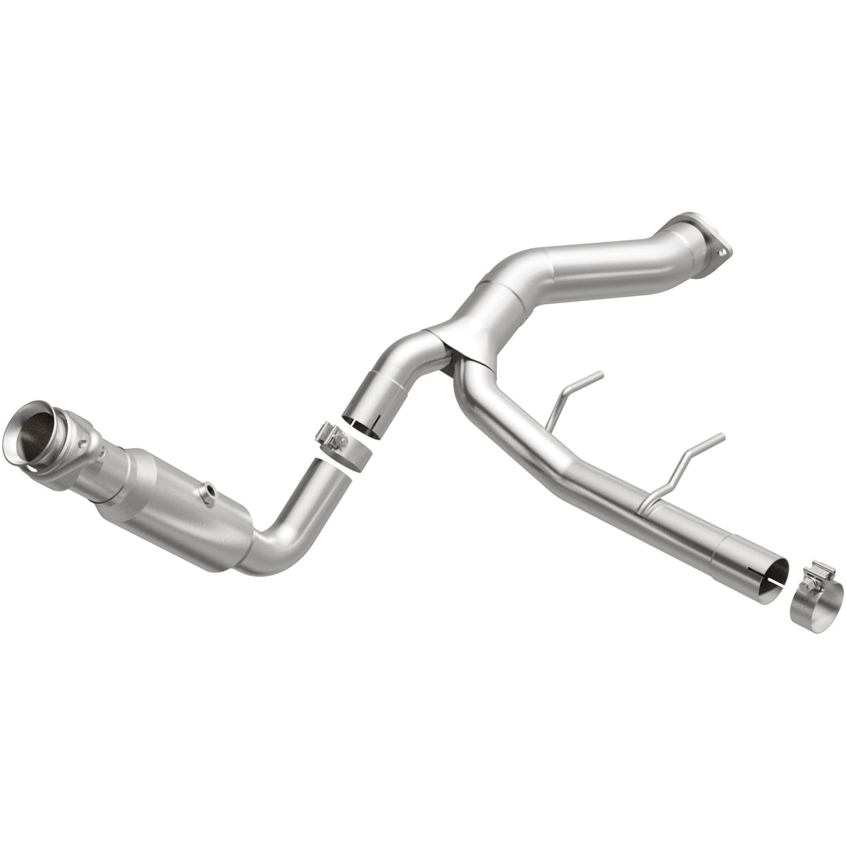 Stainless stainless steel catalytic converter from MagnaFlow Exhaust Products part number 5551521