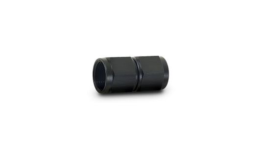 Black anodized 6061 aluminum an fitting from Vibrant Performance part number 10702