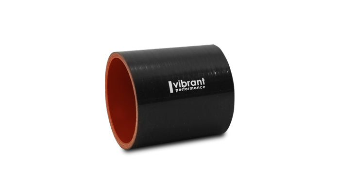 Black engine air intake tubing coupler from Vibrant Performance part number 2716