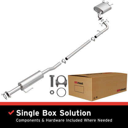 Satin exhaust system kit from BRExhaust part number 106-0078