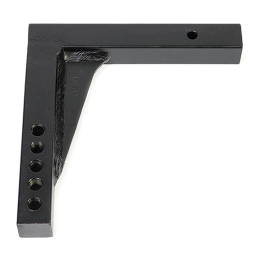 Black powder coated trailer weight distribution shank from Husky Towing part number 30859