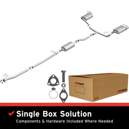 Satin exhaust system kit from BRExhaust part number 106-1065